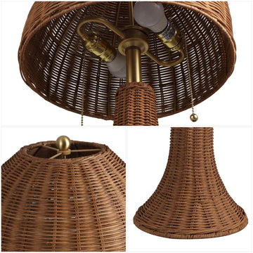 Joanie 22" Bohemian Rustic Iron LED Table Lamp